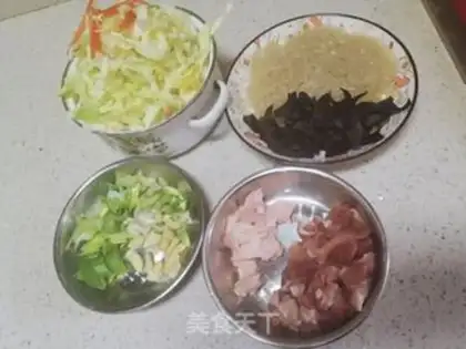 Make A fan dish step 0