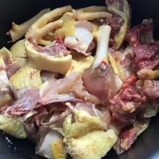 Make Qi-su chicken step 1