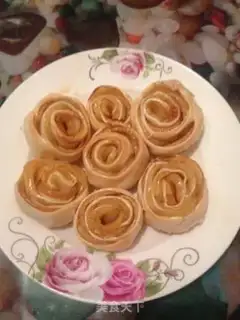 Make Apple rose rolls step 13