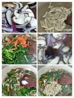 Make Chicken mushrooms and garlic step 4