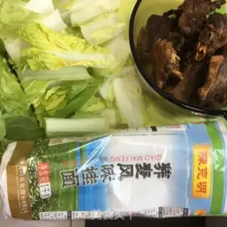 Make Old pickle duck noodles step 0