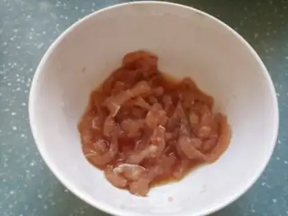 Make Pill pepper sauce and potatoes step 5