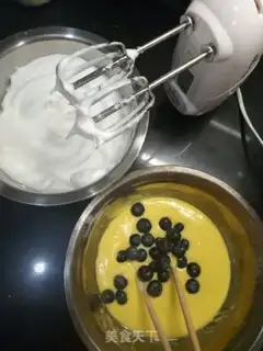 Make Blueberry muffins step 2