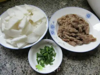 Make Fat cow radish step 0