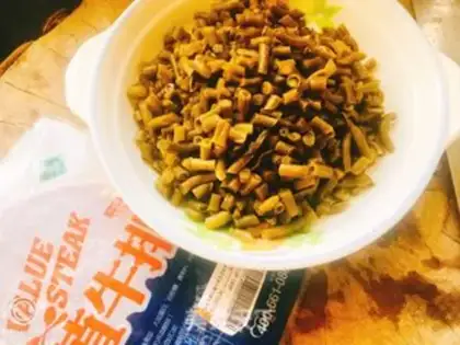 Make Sourbeans for steak step 0