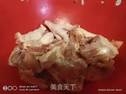 Make Potato chicken step 1
