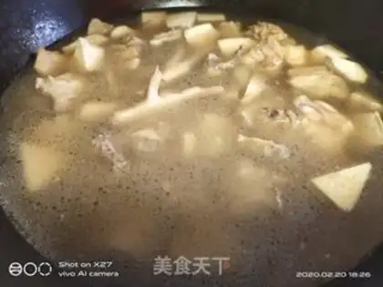 Make Potato chicken step 4