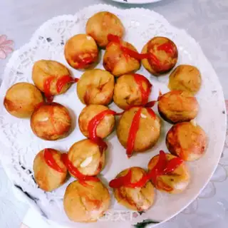 Make Red potato cheeseball step 9