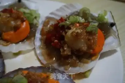 Make Garlic fan shrimp chop step 5