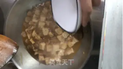 Make Black pepper shrimp tofu step 4