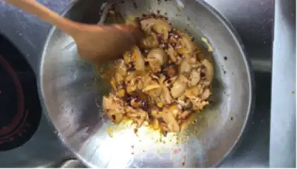 Make Spicy wood and cabbage step 2