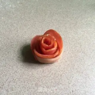 Make Apple roses step 11