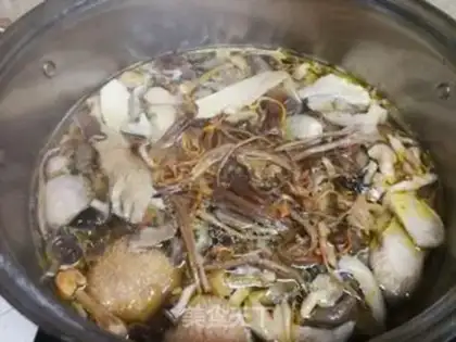 Make Ten gill chicken soup step 9