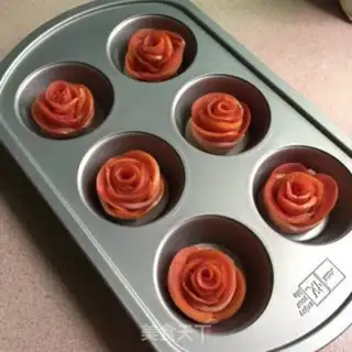 Make Apple roses step 12