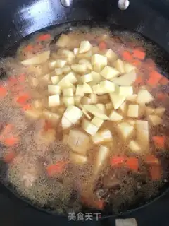 Make Curry beef rice step 3