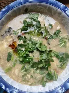 Make Pork sausage tomato egg soup step 2