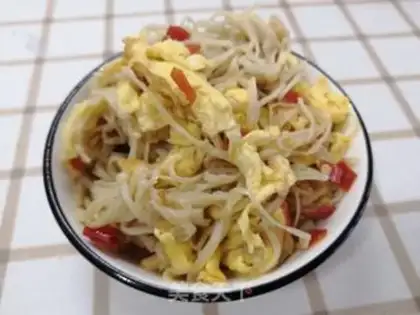 Make Golden fungus fried eggs step 11