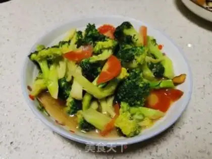 Make The broccoli makes carrots step 2