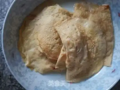 Make Egg dumplings and rice powder step 2