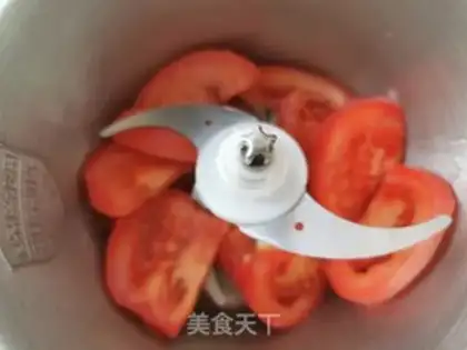 Make Tomato egg noodles step 2