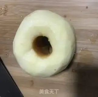 Make Apple egg sandwich step 1