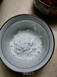 Make Coconut red bean milk cake step 1