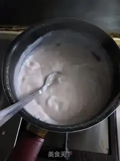 Make Coconut red bean milk cake step 4