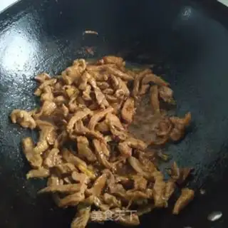 Make A radish-cracked fried meat step 6