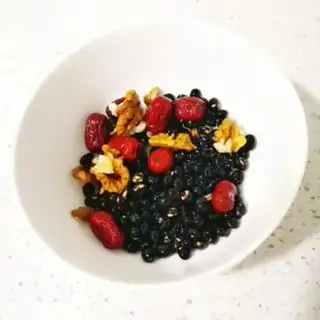 Make Black bean date walnuts step 0
