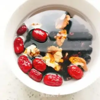 Make Black bean date walnuts step 1