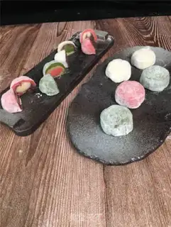 Make Three-coloured mooncakes step 14