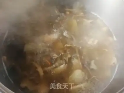 Make Ten fungus ribs soup step 9