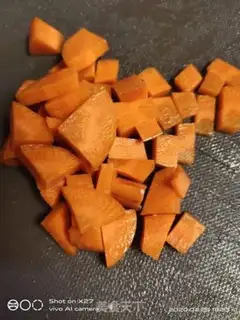 Make Carrot beef step 1