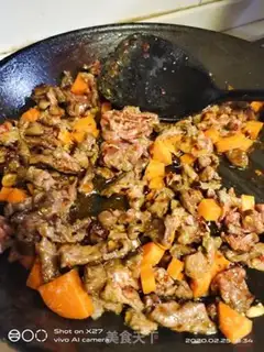 Make Carrot beef step 4