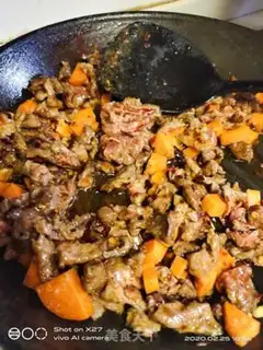 Make Carrot beef step 5