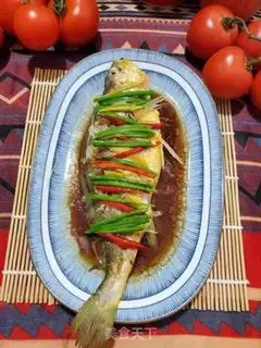 Make Steamed flowerfish step 9