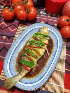 Make Steamed flowerfish step 10