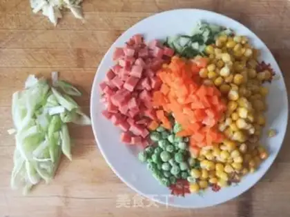Make Ham corn step 0