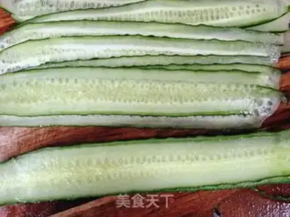Make Cucumbers, eggs step 0