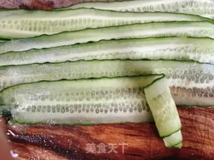 Make Cucumbers, eggs step 1