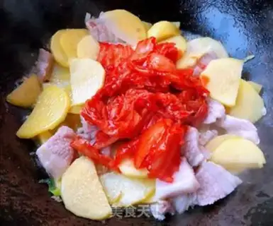 Make Five sauerkraut with potatoes step 7