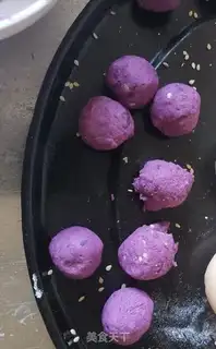 Make Milk-cracked potato soyball step 7