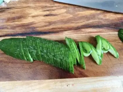 Make cucumber pallet step 2