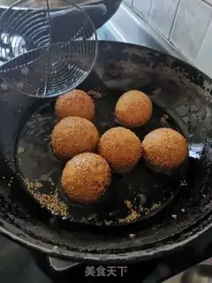 Make Milk-cracked potato soyball step 10