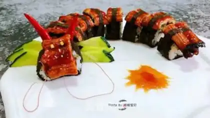 Make Eels sushi step 10
