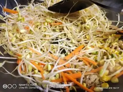 Make Bean sprouts step 3