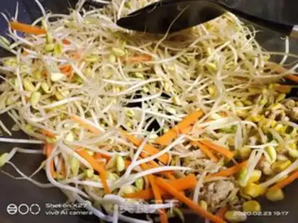 Make Bean sprouts step 4