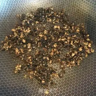 Make Plum-dry meat and eggnog step 1