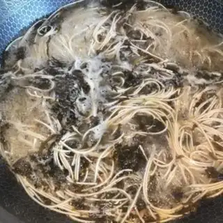 Make Plum-dry meat and eggnog step 3
