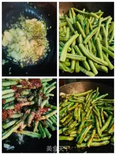 Make Potato fried beans step 1